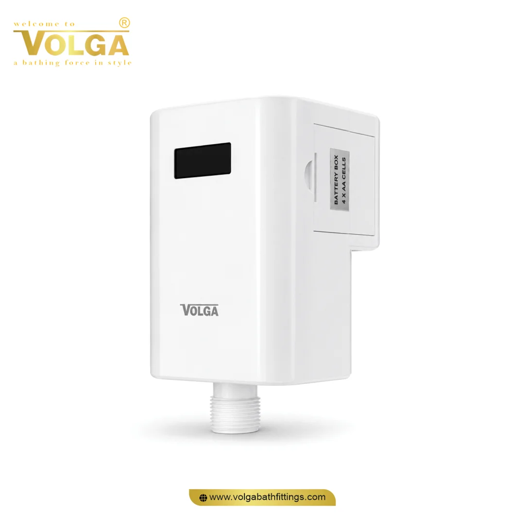 AL-003B Exposed Urinal Flush Body White ABS (Battery Operated)