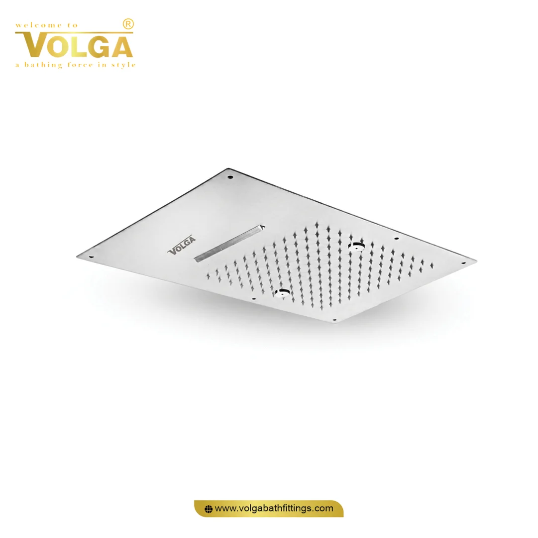 CS-008 20X14 Brass Rain Shower