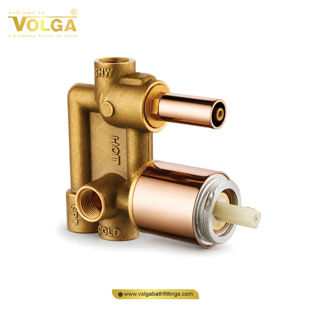 DBRG-41 Single Lever Divertor Body 3 Inlet with Cartridge & Sleeve