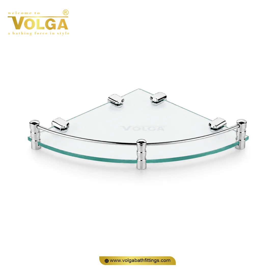 EC-501 Corner Glass Shelf (10x10)