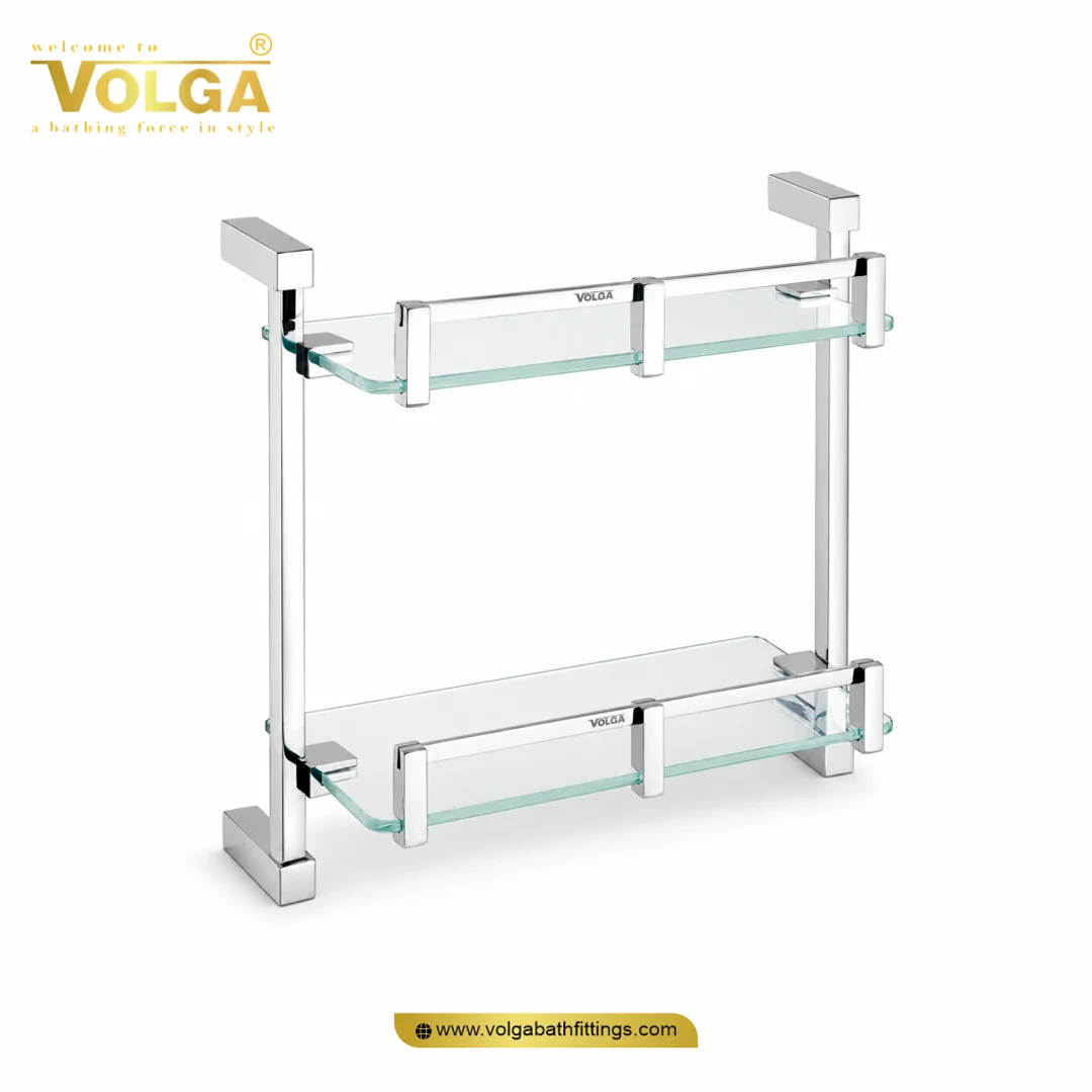 ES-605 Front Glass Shelf Double (12x5)
