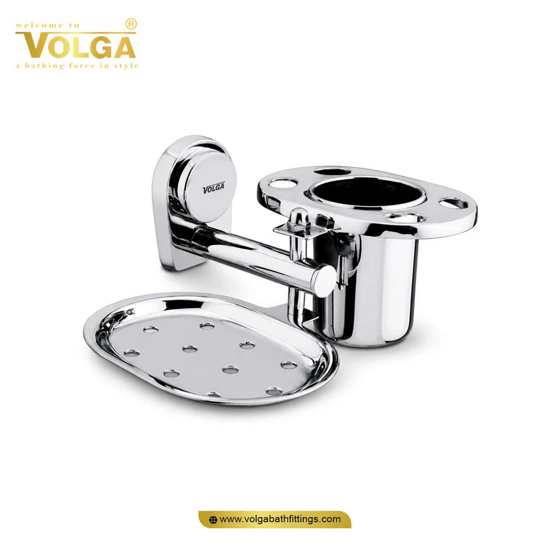 SL-113 Soap Dish with Tumbler Holder