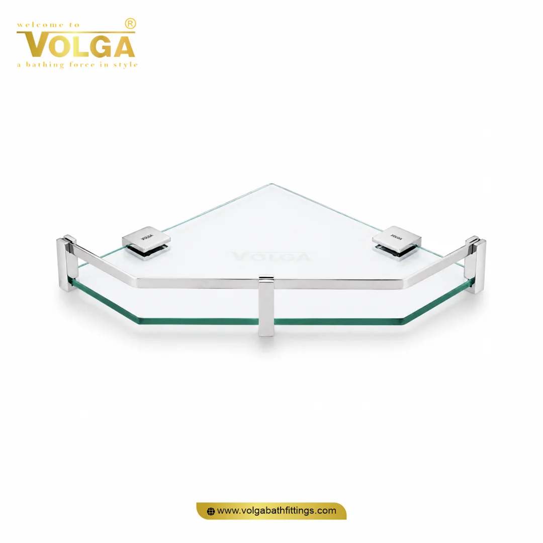 ES-602 Corner Glass Shelf (12x12)